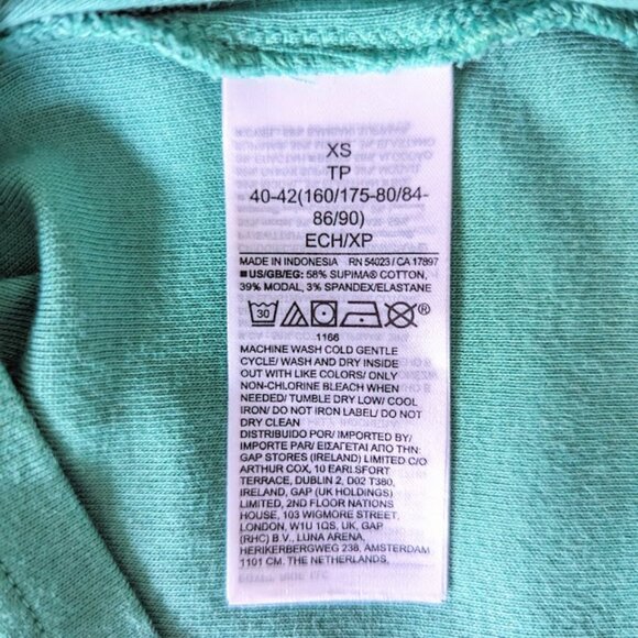 GAP Green Short Sleeve Modern Tee - Picture 8 of 8